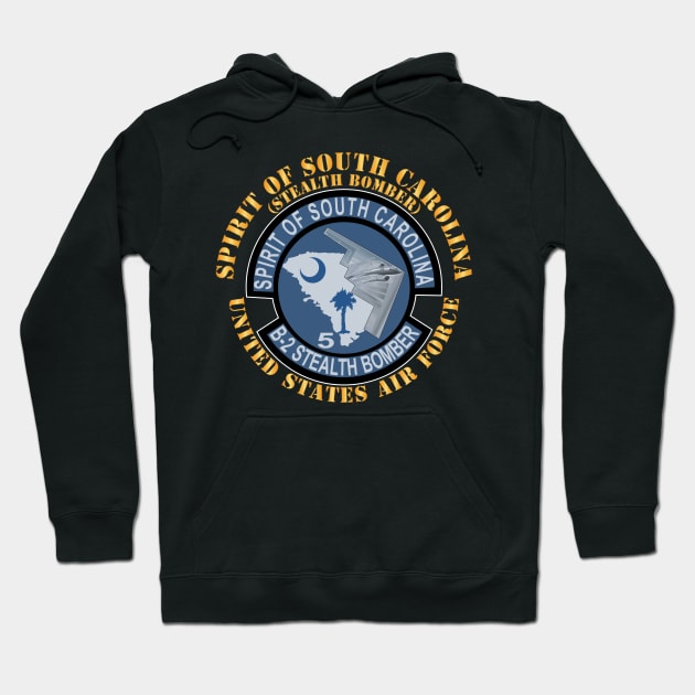 B2 - Spirit of South Carolina Stealth Bomber X 300 Hoodie by twix123844